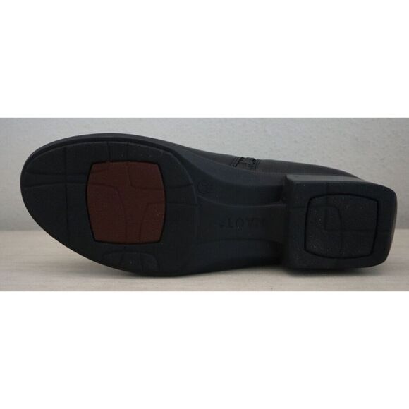 Naot Women's Sz 40 US 9 Water Resistant Black Leather Helm Ankle Booties - Picture 9 of 13